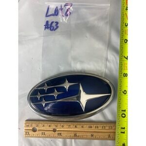 OEM Subaru grille emblem / badge, oval Subaru star logo